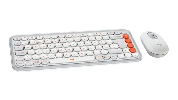 Logitech 920-013276 clavier Souris incluse Universel Bluetooth QWERTZ Suisse Blanc - visuel 3