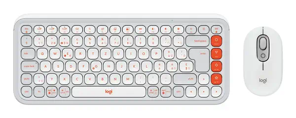 Logitech 920-013276 clavier Souris incluse Universel Bluetooth QWERTZ Suisse Blanc - visuel 1