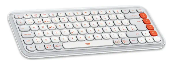 Logitech 920-013276 clavier Souris incluse Universel Bluetooth QWERTZ Suisse Blanc - visuel 3