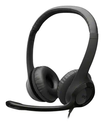 Logitech H390 USB Casque Avec fil Arceau Appels/Musique Logitech - visuel 1 - hello RSE - Connexion USB