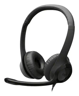 Logitech H390 USB Casque Avec fil Arceau Appels/Musique USB Type-A Noir - Casque Micro - visuel 1