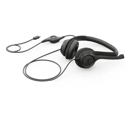Logitech H390 USB Casque Avec fil Arceau Appels/Musique Logitech - visuel 1 - hello RSE - Commandes intégrées