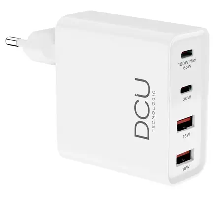 DCU Advance Tecnologic GaN Universel Blanc Secteur Charge rapide Intérieure - Batterie - visuel 1