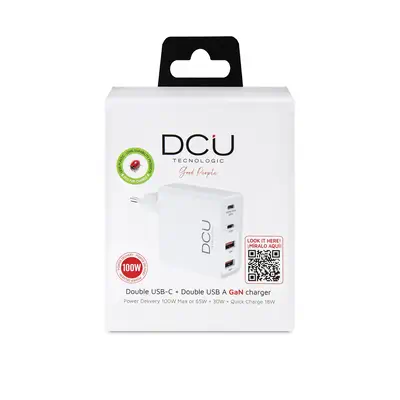 DCU Advance Tecnologic GaN Universel Blanc Secteur Charge rapide Intérieure - Batterie - visuel 2