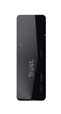 Trust NANGA lecteur de carte mémoire USB 3.2 Gen 1 (3.1 Gen 1) Type-A Noir - Accessoire Stockage - visuel 4
