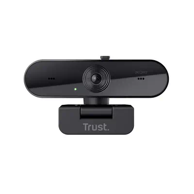 Trust Taxon webcam 2560 x 1440 pixels USB Trust - visuel 1 - hello RSE - Capture audio de qualité supérieure