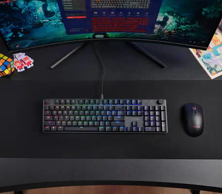 Trust GXT 866 Torix clavier Gaming USB Français Noir - Clavier - visuel 8
