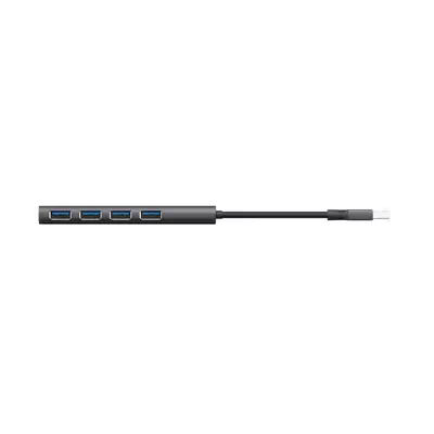 Trust Halyx USB 3.2 Gen 1 (3.1 Gen 1) Type-A 5 Mbit/s Noir, Gris - Switchs et Hubs - visuel 6