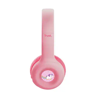 Trust Nouna Casque Avec fil &sans fil Arceau Appels/Musique USB Type-C Bluetooth Rose - Casque Micro - visuel 5