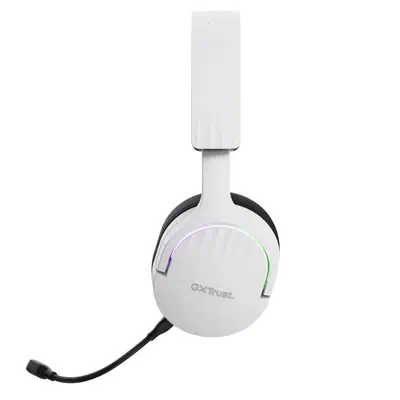 Trust GXT 491W FAYZO Casque Avec fil &sans fil Arceau Gaming USB Type-C Bluetooth Noir, Blanc - Casque Micro - visuel 7