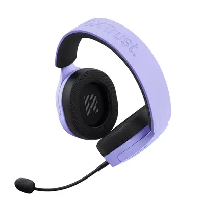 Trust GXT 491P FAYZO Casque Avec fil &sans fil Arceau Gaming USB Type-A Bluetooth Noir, Violet - Casque Micro - visuel 7