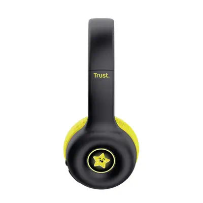Trust Nouna Casque Avec fil &sans fil Arceau Appels/Musique USB Type-C Bluetooth Noir, Jaune - Casque Micro - visuel 5