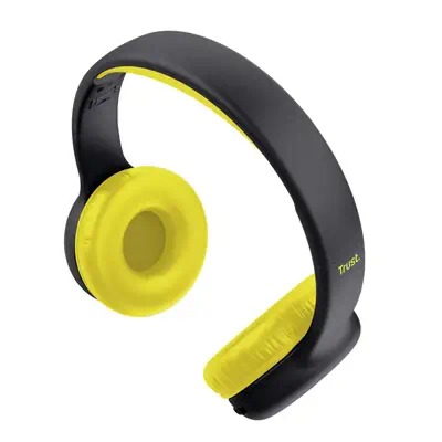 Trust Nouna Casque Avec fil &sans fil Arceau Appels/Musique USB Type-C Bluetooth Noir, Jaune - Casque Micro - visuel 2