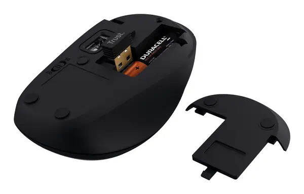 Trust Yvi+ souris Universel Ambidextre RF sans fil + Bluetooth Optique 1600 DPI - Souris - visuel 4