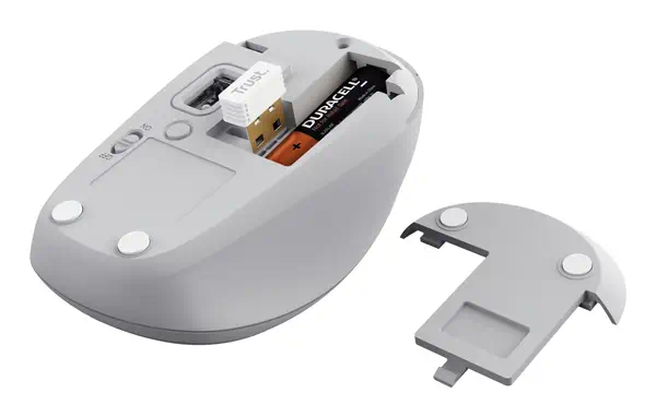 Trust Yvi+ souris Universel Ambidextre RF sans fil + Bluetooth Optique 1600 DPI - Souris - visuel 4