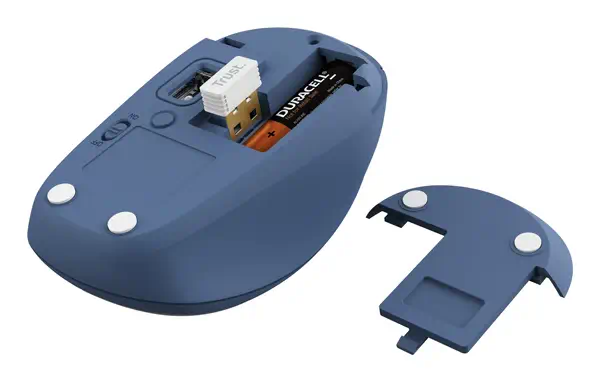 Trust Yvi+ souris Universel Ambidextre RF sans fil + Bluetooth Optique 1600 DPI - Souris - visuel 4