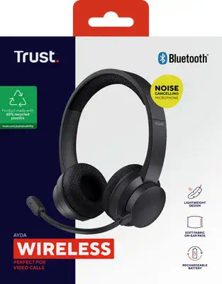Trust Ayda Casque Avec fil &sans fil Arceau Appels/Musique USB Type-C Bluetooth Noir - Casque Micro - visuel 8