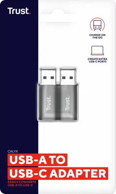 Trust Calyx USB Type-C USB Type-A Gris - Connectique - visuel 6