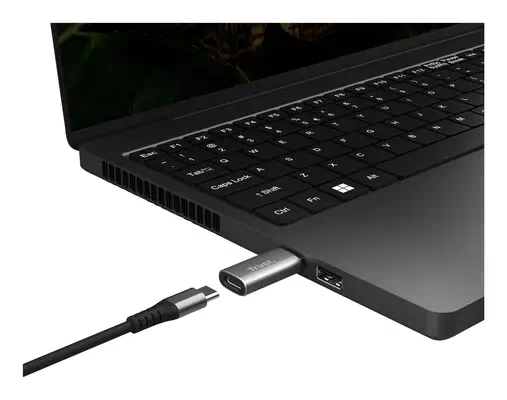 Trust Calyx USB Type-C USB Type-A Gris - Connectique - visuel 3