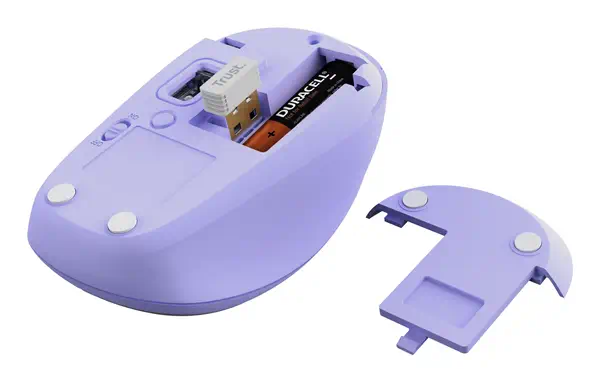 Trust Yvi+ souris Universel Ambidextre RF sans fil + Bluetooth Optique 1600 DPI - Souris - visuel 4