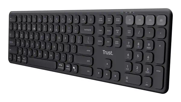 Trust Vaiya clavier maison/bureau RF sans fil + Bluetooth Français Noir - Clavier - visuel 1