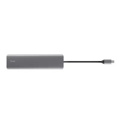 Trust 25661 hub & concentrateur USB Type-C Aluminium - Connectique - visuel 4