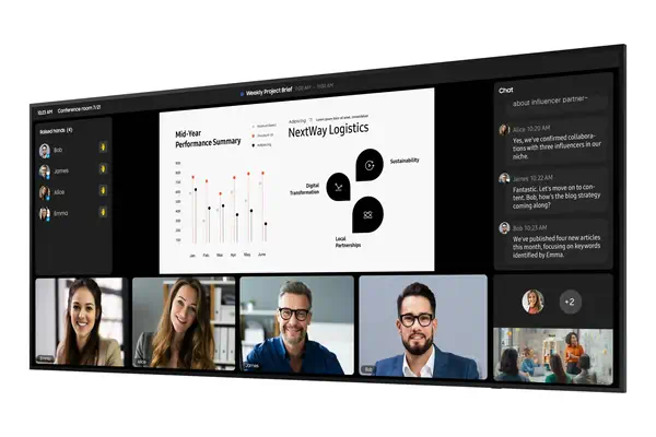 Samsung LH105QPD5BGXEN Écran d'affichage dynamique 2,67 m (105") Wifi 500 cd/m² 5K Ultra HD Noir Tiz - Affichage dynamique - visuel 4