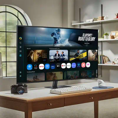 43" Smart Monitor M7 M70F UHD - Samsung - Ecran Ordinateur - visuel 4