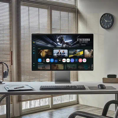 Samsung Smart Monitor 32" M9 M90SF UHD 4K 60Hz - Ecran Ordinateur - visuel 4