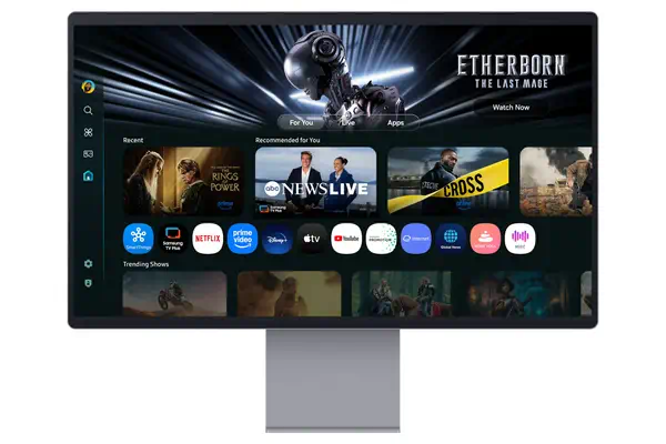 Samsung Smart Monitor 32" M9 M90SF UHD 4K 60Hz - Ecran Ordinateur - visuel 5