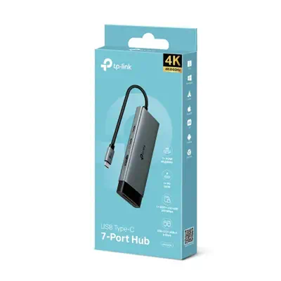 TP-Link UH7020C hub & concentrateur USB 3.2 Gen 1 (3.1 Gen 1) Type-C 5000 Mbit/s - Switchs et Hubs - visuel 4