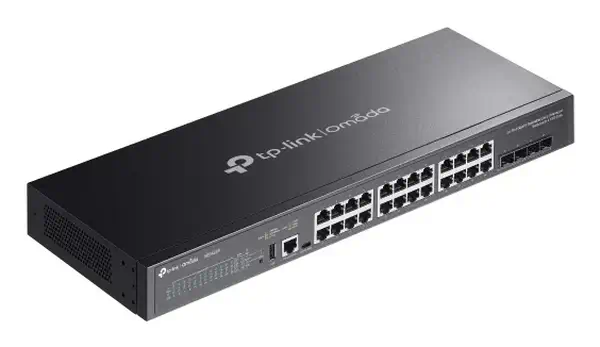 TP-Link Omada SG5428X commutateur réseau Géré L3 Gigabit TP-Link - visuel 1 - hello RSE - Protocoles de sécurité avancés