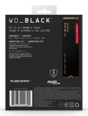 WD_BLACK SN8100 NVMe - Sandisk - Disque dur SSD - visuel 9
