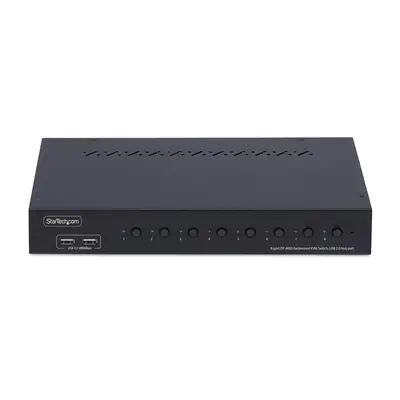Commutateur KVM DisplayPort 8 Ports avec Kit de Montage en Rack 1U, DP 1.2 4K 60Hz, Commutation par  - StarTech - Accessoire Réseau - visuel 2