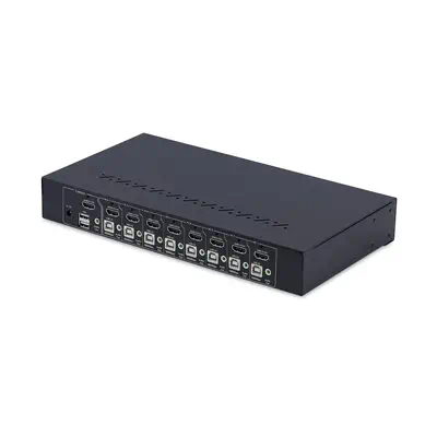 Commutateur KVM HDMI 8 Ports avec Kit de Montage en Rack 1U, HDMI 2.0 4K 60Hz, Commutation par Bouto - StarTech - Accessoire Réseau - visuel 2