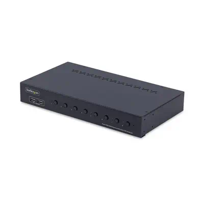Commutateur KVM HDMI 8 Ports avec Kit de Montage en Rack 1U, HDMI 2.0 4K 60Hz, Commutation par Bouto - StarTech - Accessoire Réseau - visuel 1