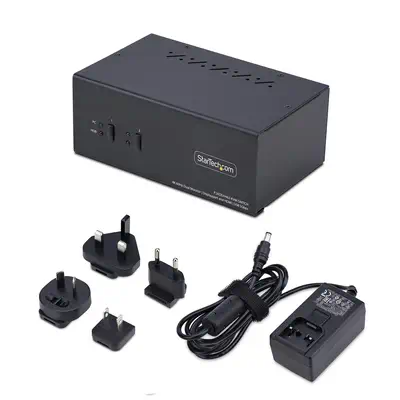 Commutateur KVM 2 Ports DisplayPort et HDMI, 4K 60Hz, 1 Moniteur HDMI et 1 Moniteur DP, Switch KVM 2 - StarTech - Accessoire Réseau - visuel 6