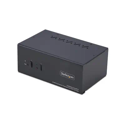 Commutateur KVM 2 Ports DisplayPort et HDMI, 4K 60Hz, 1 Moniteur HDMI et 1 Moniteur DP, Switch KVM 2 - StarTech - Accessoire Réseau - visuel 1