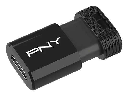 PNY Elite-X lecteur USB flash 256 Go USB Type-C 3.2 Gen 1 (3.1 Gen 1) Noir - Carte Mémoire - visuel 2