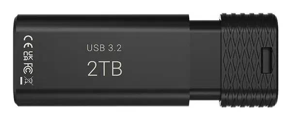 PNY PRO Elite V3 lecteur USB flash 2 To USB Type-C 3.2 Gen 1 (3.1 Gen 1) Noir - Carte Mémoire - visuel 9