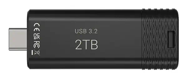 PNY PRO Elite V3 lecteur USB flash 2 To USB Type-C 3.2 Gen 1 (3.1 Gen 1) Noir - Carte Mémoire - visuel 10
