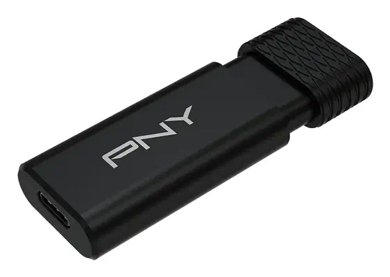 PNY PRO Elite V3 lecteur USB flash 2 To USB Type-C 3.2 Gen 1 (3.1 Gen 1) Noir - Carte Mémoire - visuel 2