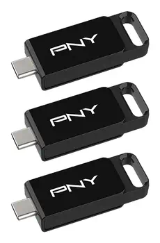 Garantie PNY Elite lecteur USB flash 128 Go USB Type-C 3.2 Gen 1 (3.1 Gen 1) Noir