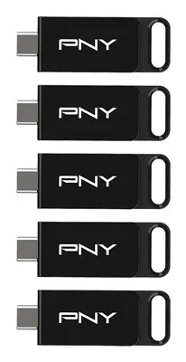 PNY Elite lecteur USB flash 64 Go USB Type-C 3.2 Gen 1 (3.1 Gen 1) Noir - Clé USB - visuel 3