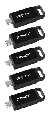 PNY Elite lecteur USB flash 64 Go USB Type-C 3.2 Gen 1 (3.1 Gen 1) Noir - Clé USB - visuel 1