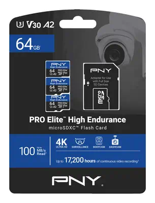 PNY PRO Elite 64 Go MicroSDXC UHS-I Classe 10 - Carte Mémoire - visuel 8
