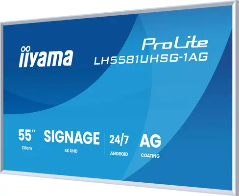 iiyama LH5581UHSG-1AG Écran d'affichage dynamique Écran plat interactif 138,7 cm (54.6") Wifi 500 cd - Affichage dynamique - visuel 10
