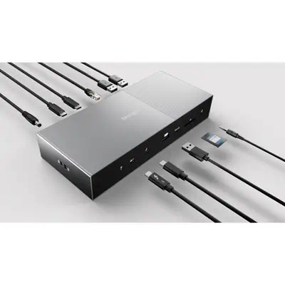 SD5000T5 EQ Station d’accueil Thunderbolt 5 avec Triple Kensington - visuel 1 - hello RSE - Compatibilité universelle