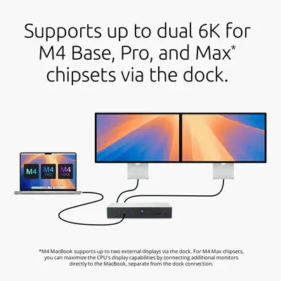 Kensington Zubehör Notebook Avec fil Thunderbolt 5 Noir, Gris - Station d'accueil pour portable - visuel 9