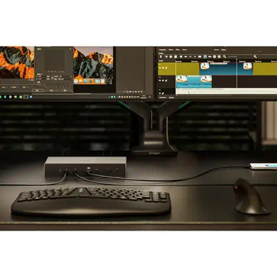 SD5000T5 EQ Station d’accueil Thunderbolt 5 avec Triple sortie vidéo 4K et alimentation PD 140 W - Kensington - Station d'accueil pour portable - visuel 4